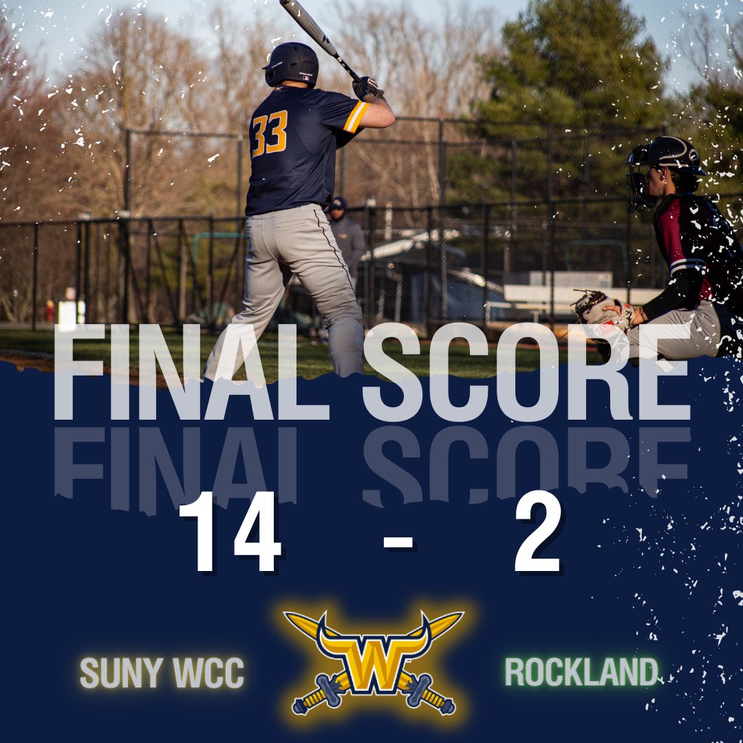 WestchesterBaseball (@sunywccbaseball) on Twitter photo Tiseo send us home in 7!! 3-run blast to end the game! Into tomorrow!! #GoVikings #TheDub Tiseo send us home in 7!! 3-run blast to end the game! Into tomorrow!! #GoVikings #TheDub