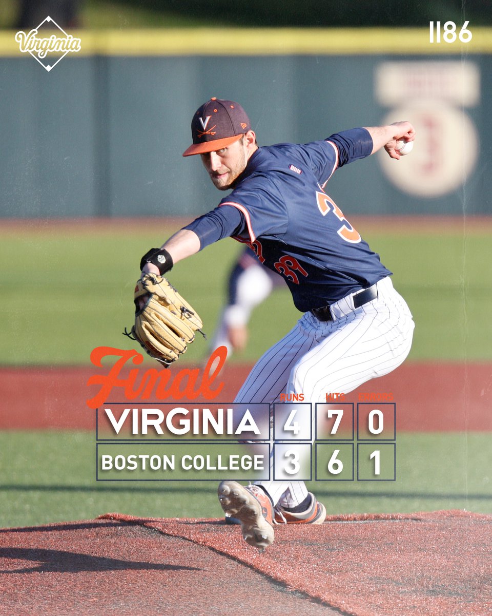 HOOS WIN!!! Chase Hungate works a 1-2-3 bottom of the ninth to even the series!