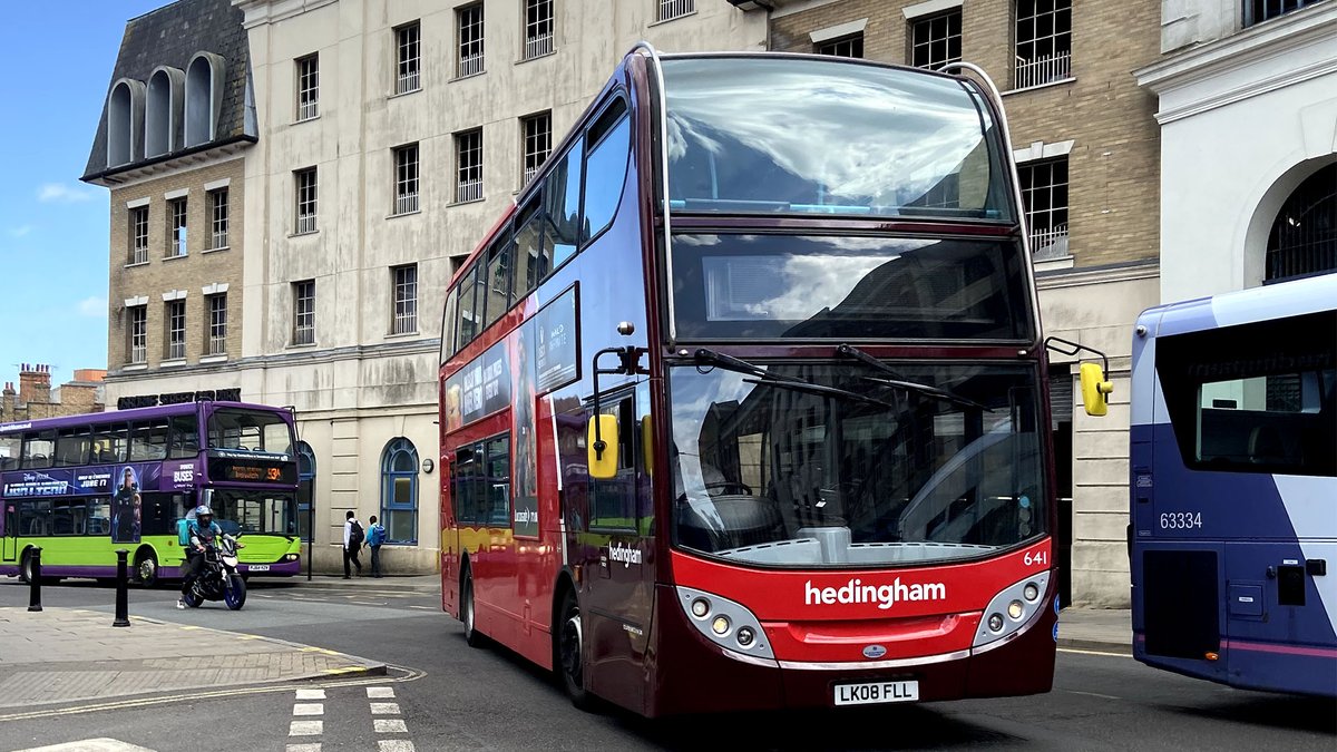 #Throwback 20/06/22
Hedingham, Clacton based Enviro 400 641 LK08 FLL is pictured in Colchester bus station.