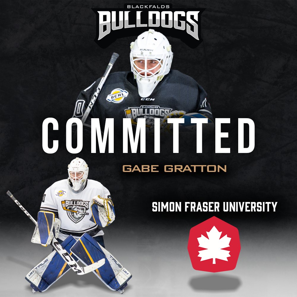 The Blackfalds Bulldogs are proud to announce the commitment of @gabe_gratton31 to Simon Fraser University!

Read about it here: bulldogsclub.ca/2024/04/26/gab…

@SFUHockey 
@BCHockeyLeague