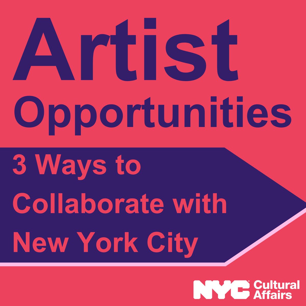 📢 Attention Artists: The City of New York is always looking to collaborate with the incredible artists who live here. There are currently a number of ways that artists can get involved in shaping our public realm and connecting with their fellow residents. ⬇️⬇️⬇️