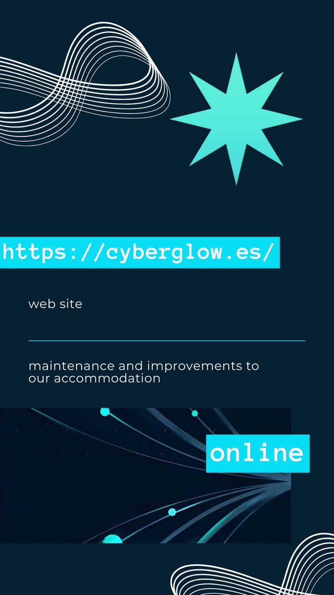 Our home page was temporarily down while we performed maintenance and improvements to our hosting. We apologize 🙏But now we are back and better than ever at ✨✨ cyberglow.es
