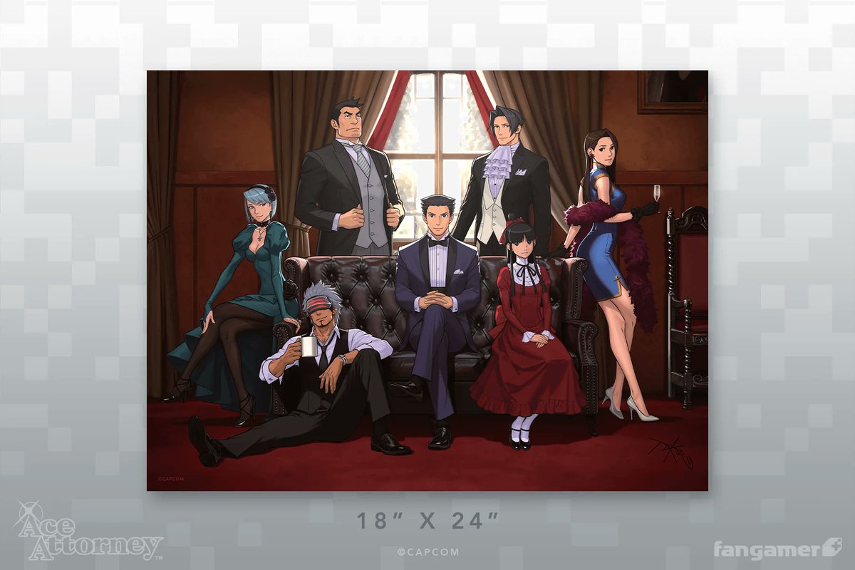 Classy-Action Lawsuit is back! Available now in our official Ace Attorney collection: fanga.me/r/ace-attorney…