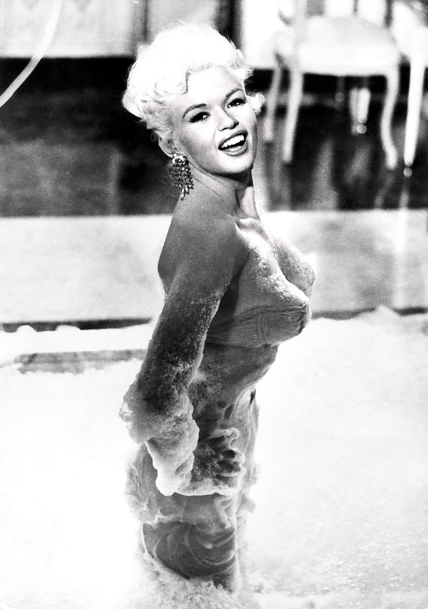 Jayne Mansfield in a film still for 'Will Success Spoil Rock Hunter?', 1957 Dir.  Frank Tashlin, #jaynemansfield