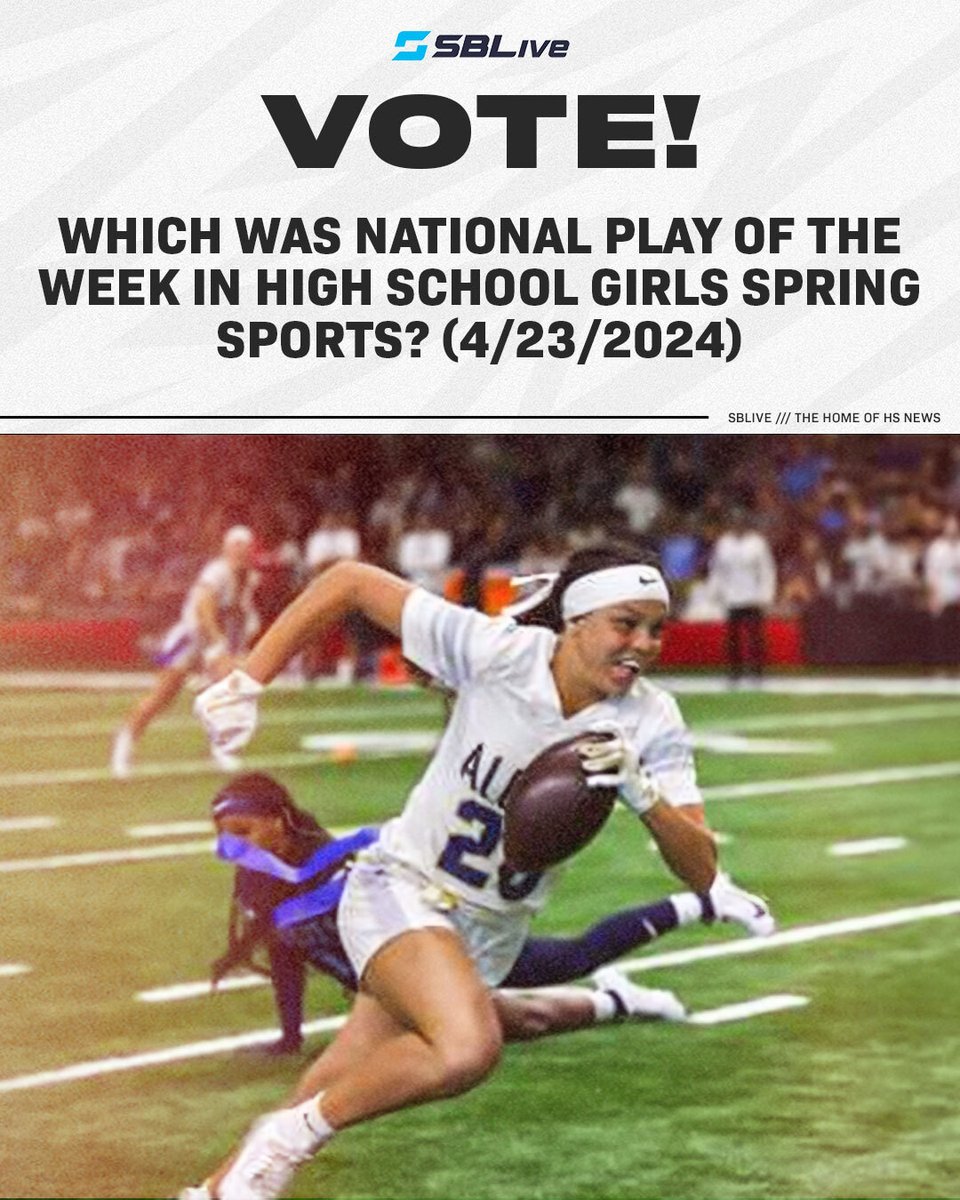 BIG TIME players make BIG TIME plays in BIG TIME moments, and these plays definitely meet the criteria 👏 Vote for the high school girls spring sports national play of the week 🗳️🥎🥍🏈👟⚽️ highschool.athlonsports.com/national/2024/…