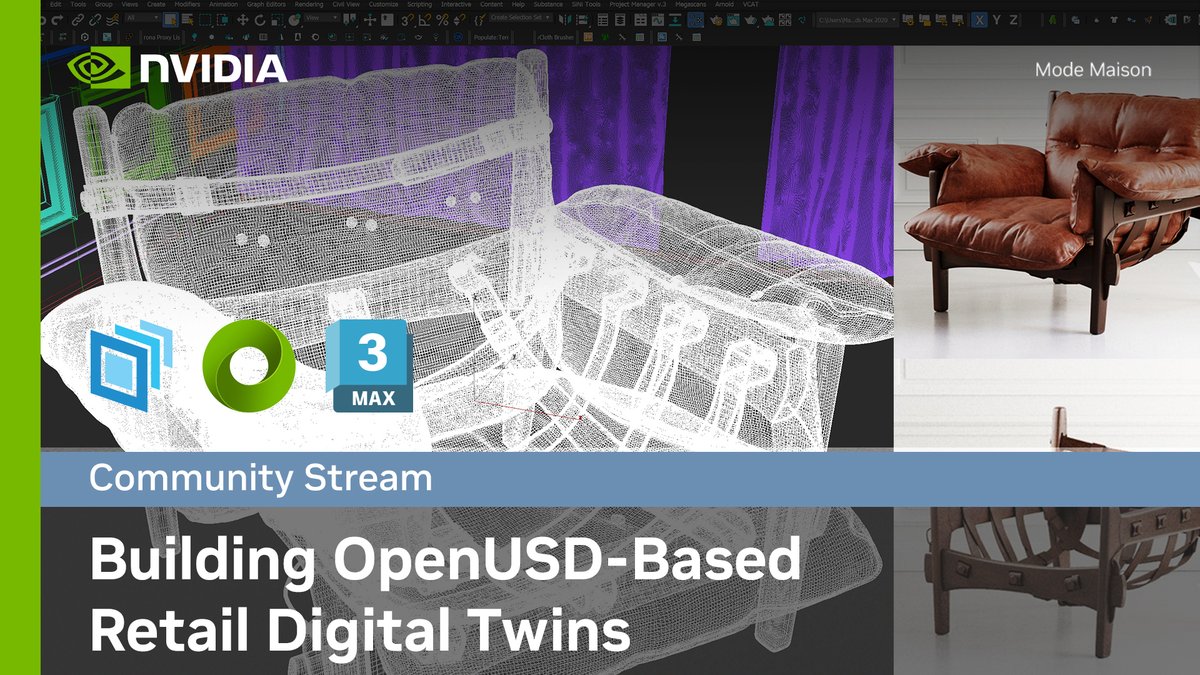Learn how Mode Maison leverages #OpenUSD to drive innovations in the retail space using high-fidelity, photorealistic #digitaltwins. ➡️ nvda.ws/3WieuPr