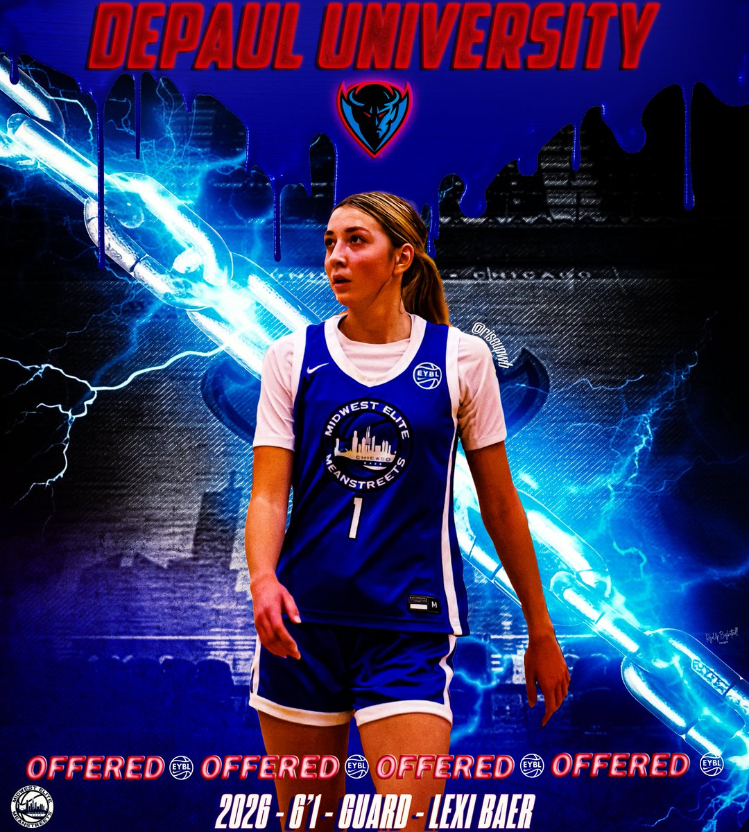 Congratulations to 2026 - Guard - Lexi Baer  (<a href="/LexiBaer15/">Lexi Baer</a>) on the scholarship offered she received from DePaul University WBB (<a href="/DePaulWBBHoops/">DePaul Women's Basketball</a>) and Coach Bruno (<a href="/CoachDougBruno/">Coach Doug Bruno</a>). 

Lexi, your hard work is paying off. Keep up the good work. #hardwork #persistence #SuccessMindset