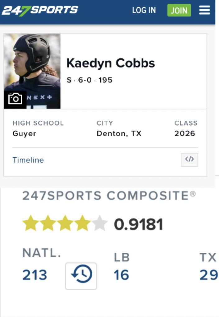 Thank you @247Sports @247recruiting for all you do in helping HS athletes across the country. Grateful for my Southside community, teammates, @kylekeese @ReedHeim @coachwetzel_ @DentonGuyer_FB and all of Guyer Nation. Fortunate to be a 4⭐, but I'm still chasing that RING!!