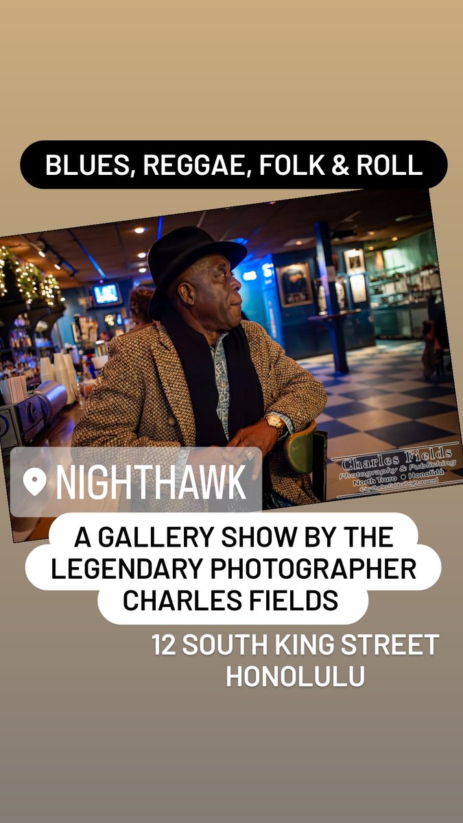 What's up Honolulu
I'm hosting a VIP gallery show for my good friend Charles Fields!
I have hand picked 17 of his iconic music related photos & these pix rock
This Tuesday, 6:30
 the Nighthawk
12 s. King st
#nikonphotographer 
#charlesfields 
#bunnywailer 
#buddyguy 
#muddywaters