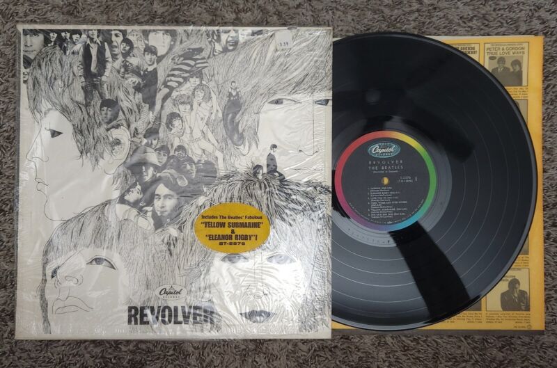 Beatles Vintage 1966 U.s. ' Revolver ' Lp With The Rare Hype Sticker ebay.com/itm/Beatles-VI… #ad