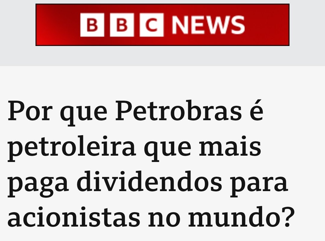 Essa aqui é uma discussão que ninguém quer ter e que mexe com a fé de muitas pessoas. Não tem problema a Petrobras pagar dividendos, faz parte. O problema é que a relação gasto com investimentos vs dividendos é ridícula. Parece teoria da conspiração, mas o Brasil segue sendo…