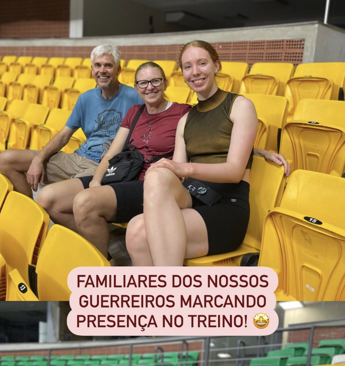 Julia Bergmann já está em Recife com os pais para assistir o irmão Lukas no jogo da final da Superliga 🥹

📲Via sesisp_vôlei no Instagram