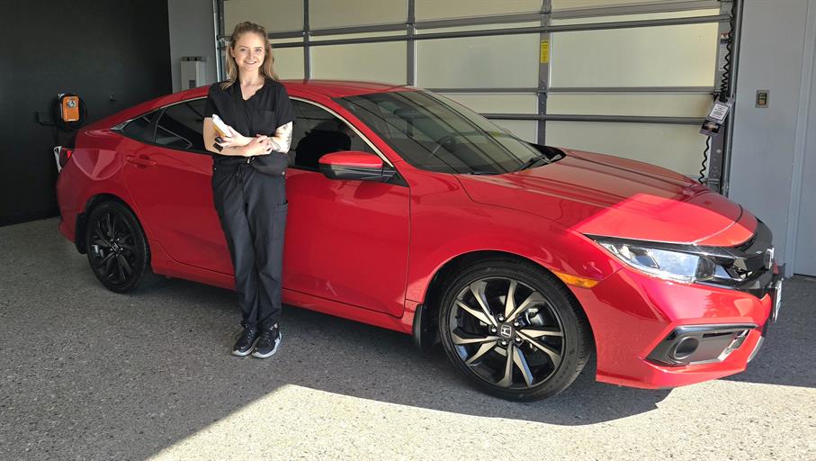 Congratulations Sierra! #hondaofbellingham #wearefamily #keepitlocal