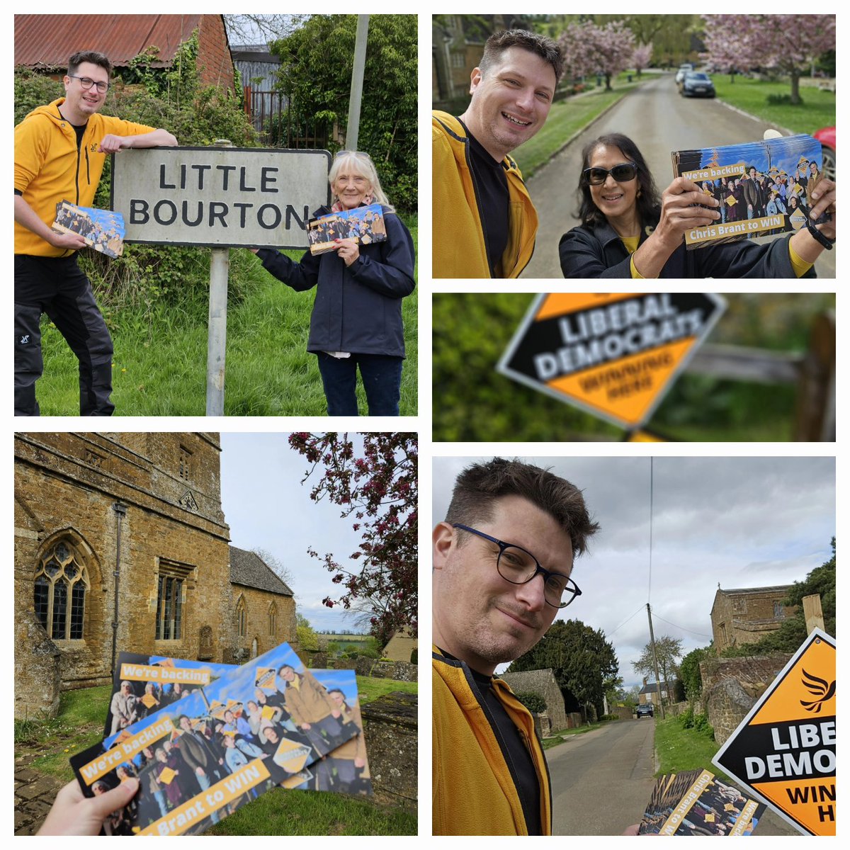 A brilliant reception in #Horley #Hornton and #LittleBourton today!
