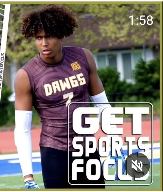 Thanks for the love @GetSportsFocus I appreciate u guys 🙏🏾 And I’ve just been quietly on my grind: visiting alota college 🏈 programs & working Hard Getting faster stronger bigger & better going into spring practice & summer college 🏈 camps 6’4” 200 lbs 4.48 forty 34” Vert