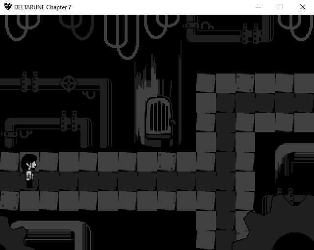 deltarune chapter 7 fake screenshot... "meat factory " (1/4)