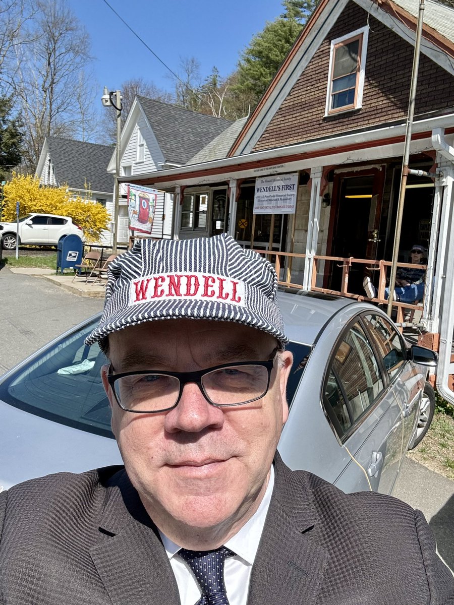 It was a pleasure to be in Wendell to learn more about plans for the first historical society in the town’s history. Your passion for preserving the past to impact the future is powerful. Thanks for the cool hat!