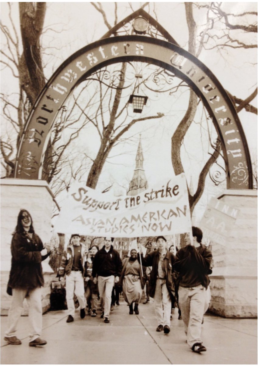 @kathleen_belew 1995 or 1996. One of many photos of the 7 year struggle for Asian American Studies at Northwestern.