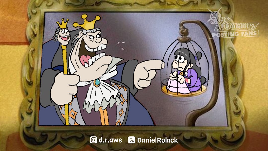 El sueño de Von Karma, ser el rey de los fiscales👑
Asi como el Rey Pete

[ #AceAttorney x #MickeyMouse ]