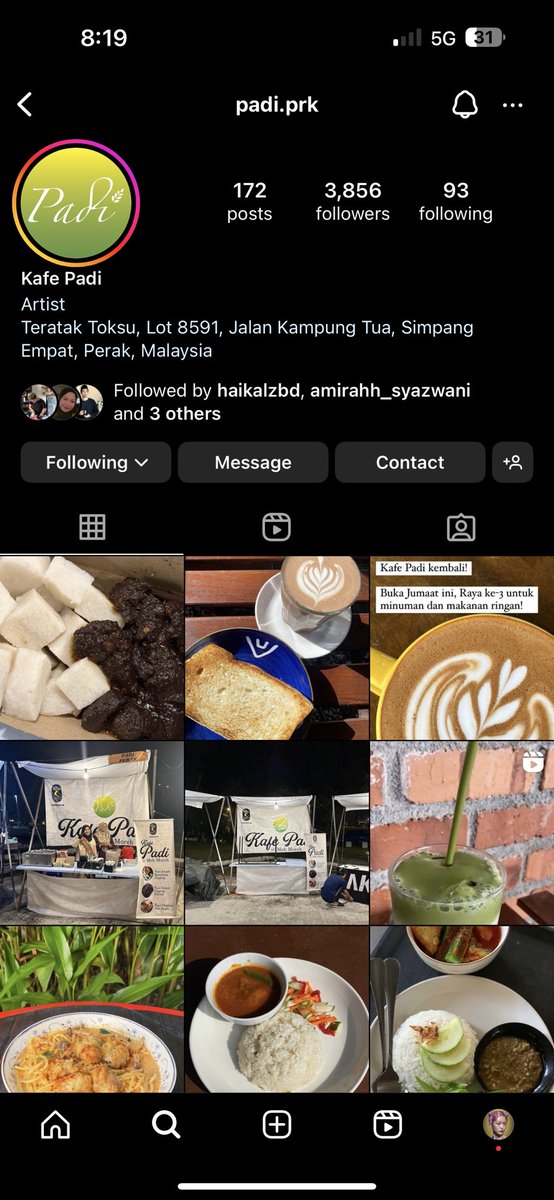 Amin's gone famous! Dia ada lagi satu cafe dekat simpang empat perak. I got to know him while working together at a fine dining establishment in KL, he's a really good chef!