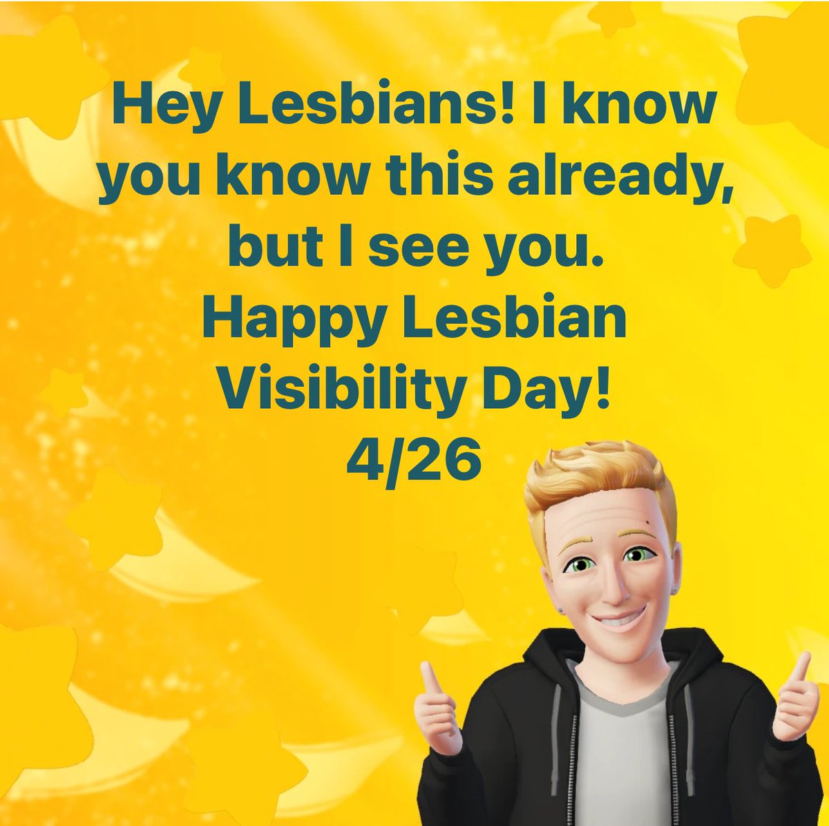 Happy #lesbianvisibilityday @ILoveGayLGBT