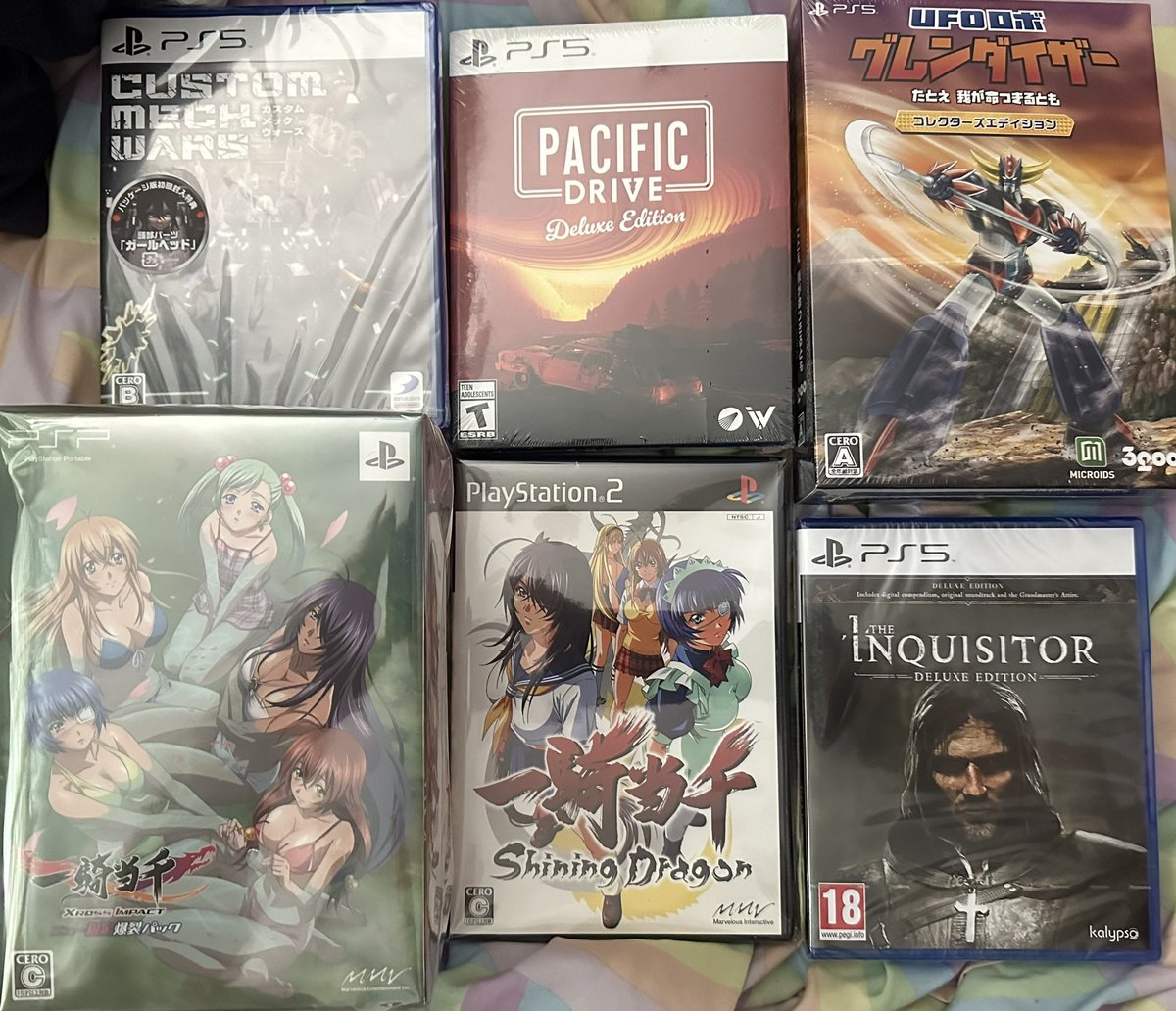 Mail time! 6 new Switch arrival and 4 new PS5 bringing my totals bringing my totals to 1,791 Switch and 192 PS5! Also picked up a new PS2 & PSP game! These came thanks to the wonderful @VideoGamesPlus_, @playasia & @AmazonJP! These guys rule! #SwitchCorps