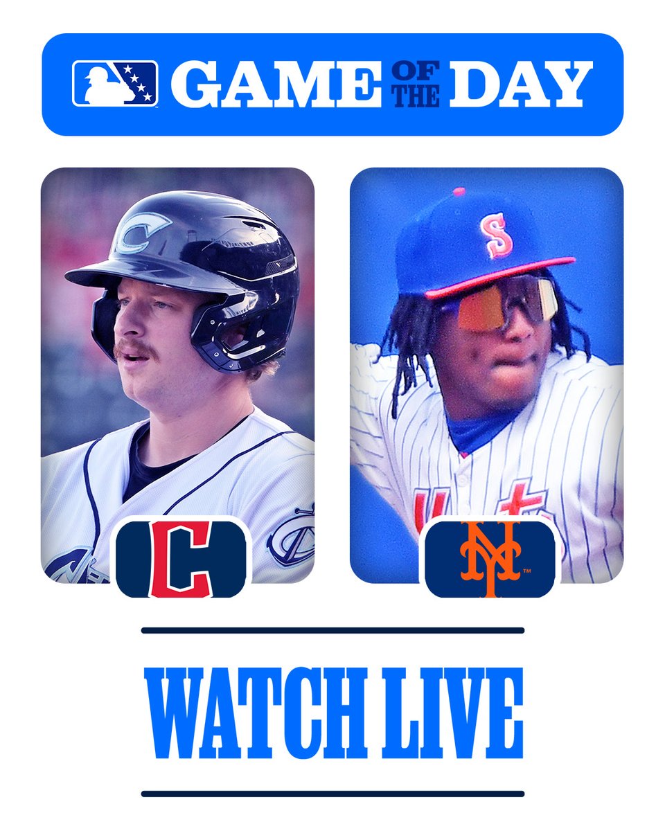 Kyle Manzardo. Luisangel Acuña. Watch a pair of Top 100 prospects square off in the MiLB Free Game of the Day! LIVE: atmlb.com/3NzZ69Q