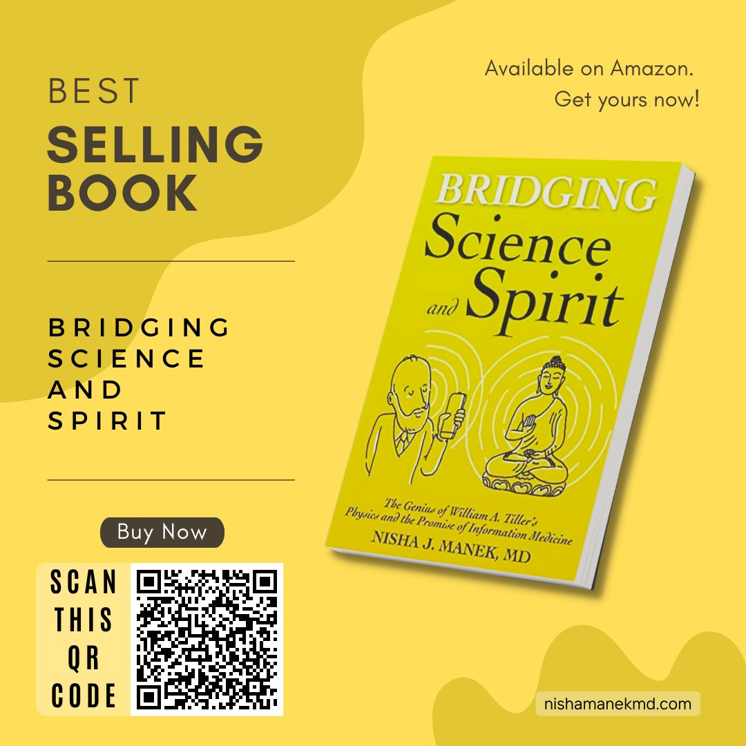 Nisha's bestselling book 'Bridging Science and Spirit' is now available on Amazon. You can find it by clicking on this link: amazon.com/Bridging-Scien… If you want to find out more, please visit linktr.ee/njmanek #Amazon #booklover #ShopNow #kindlebooks #book #mustreads