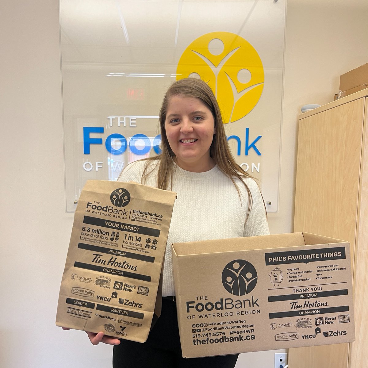 Our community events coordinator, Emily, wants to remind you that you can help the 1 in 10 households accessing food assistance programs by hosting and registering a food and fund drive today: bit.ly/2pOdZwr

#FeedWR #FoodBanks #WaterlooRegion