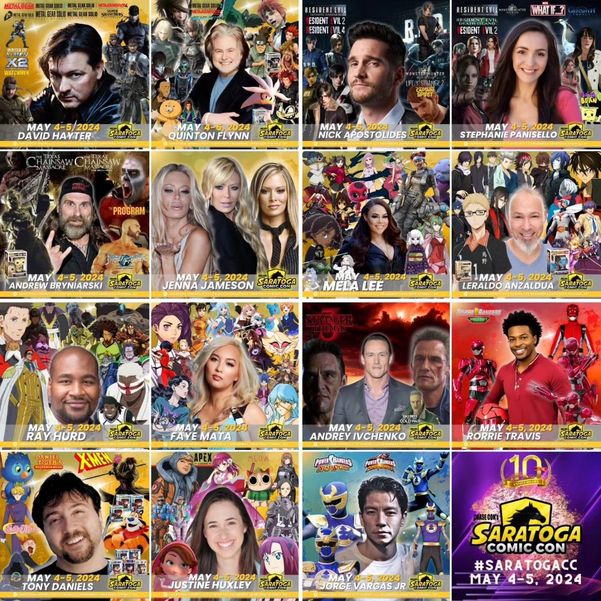 One more week until I and the rest of these fabulous guests get to meet you at Saratoga Comic Con!! 🤩🥳
