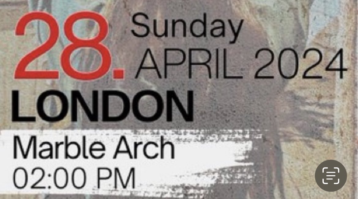 @GNforWLF @esmaeilion ⚠️ دو پوستر و دو ‌آدرس برای لندن روز یکشنبه ۲۸ آوریل ارائه شده‼️

Trabalhar Square
و
Marble Arch

#توماج_صالحی 
#FreeToomaj
