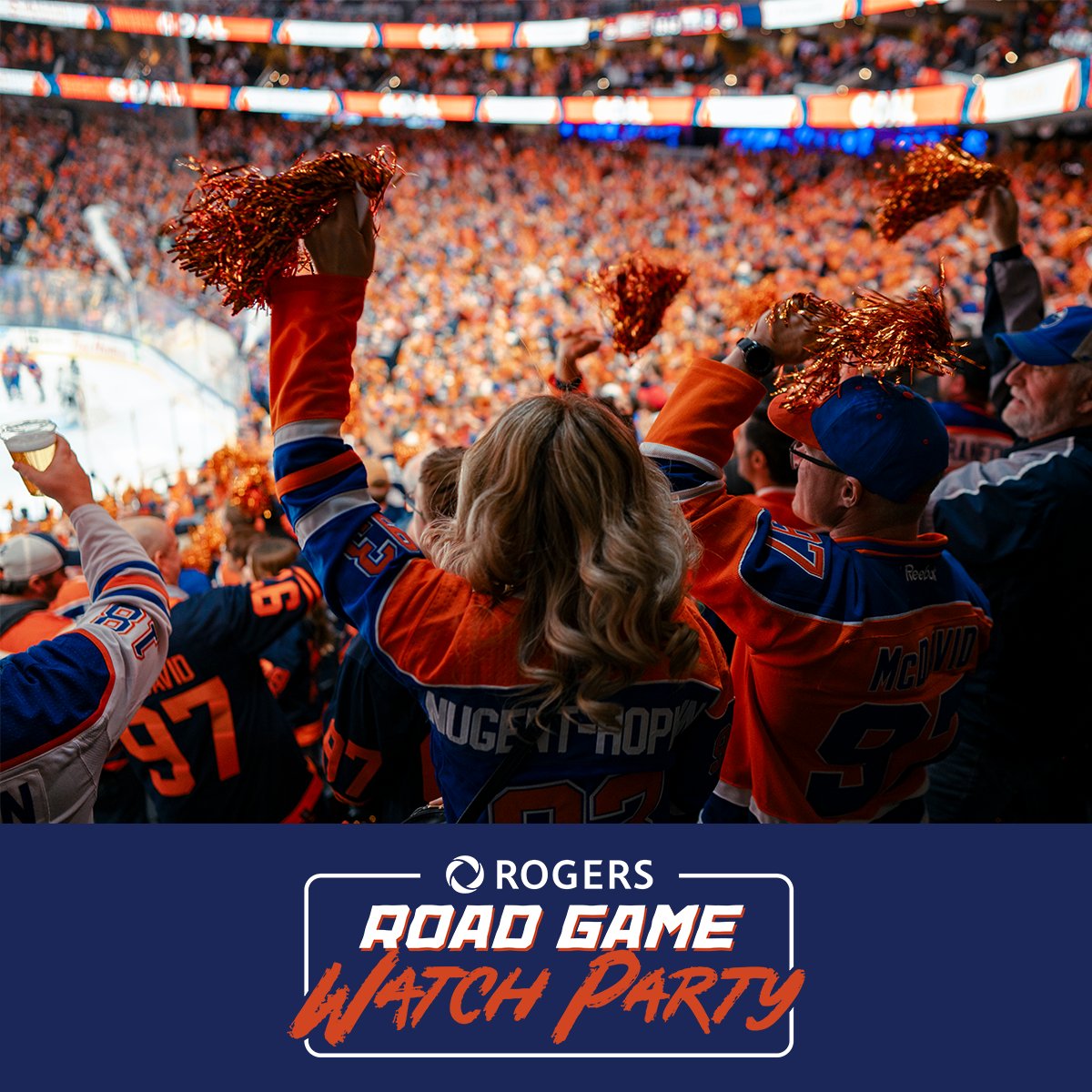 🧡💙 The @Rogers Road Game Watch Party returns TONIGHT at #RogersPlace for Game 3 of the @EdmontonOilers series against the Los Angeles Kings!!⁠ ⁠ Doors: 7:30 PM⁠ Puck Drop: 8:30 PM Parking: IceDistrict.com/Parking 50/50: edmontonoilers.com/5050FB ℹ️: RogersPlace.com/2024-oilers-pl…
