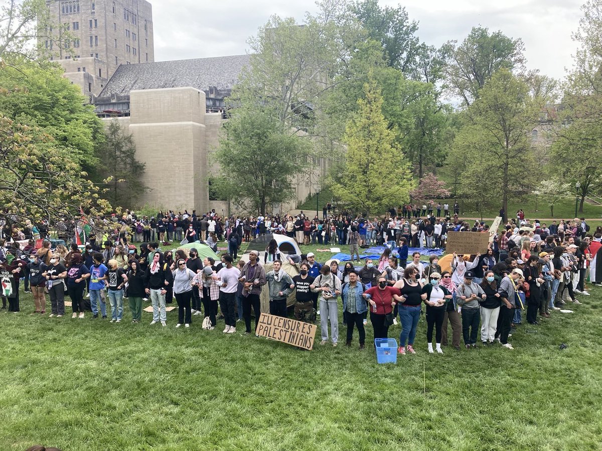 Cops threatened the encampment but left in the face of determined resistance. It’s up to Whitten whether she’ll demand they return to violently attack students and faculty.