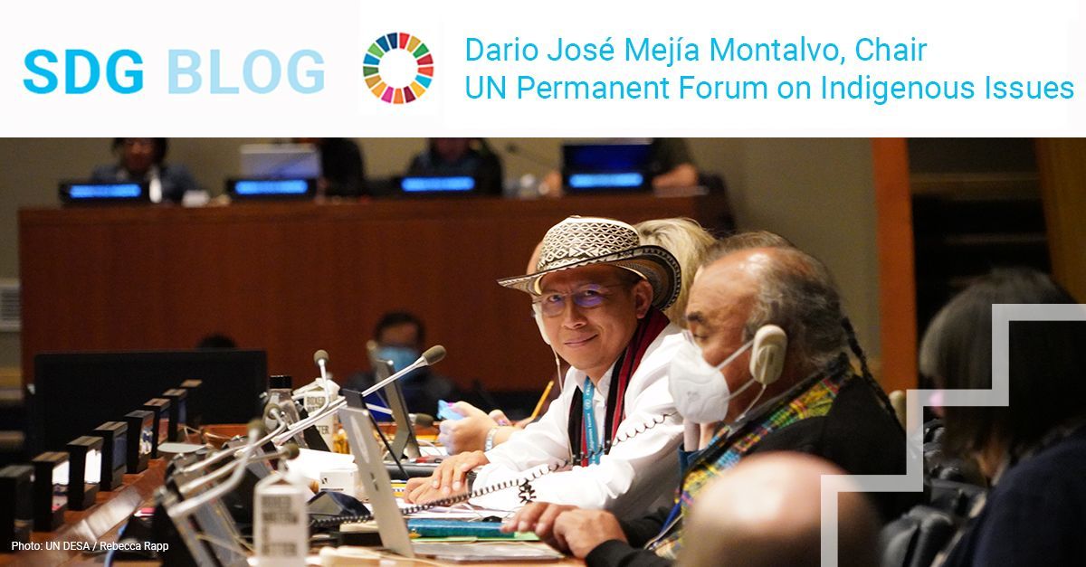 “The right to self-determination lies at the core of Indigenous Peoples' collective nature.”

Dario José Mejía Montalvo, Chair of @‌UN4Indigenous, calls for recognition and respect for #IndigenousPeoples’ ways of life in his new #SDGs blog
desapublications.un.org/un-desa-voice/… #WeAreIndigenous