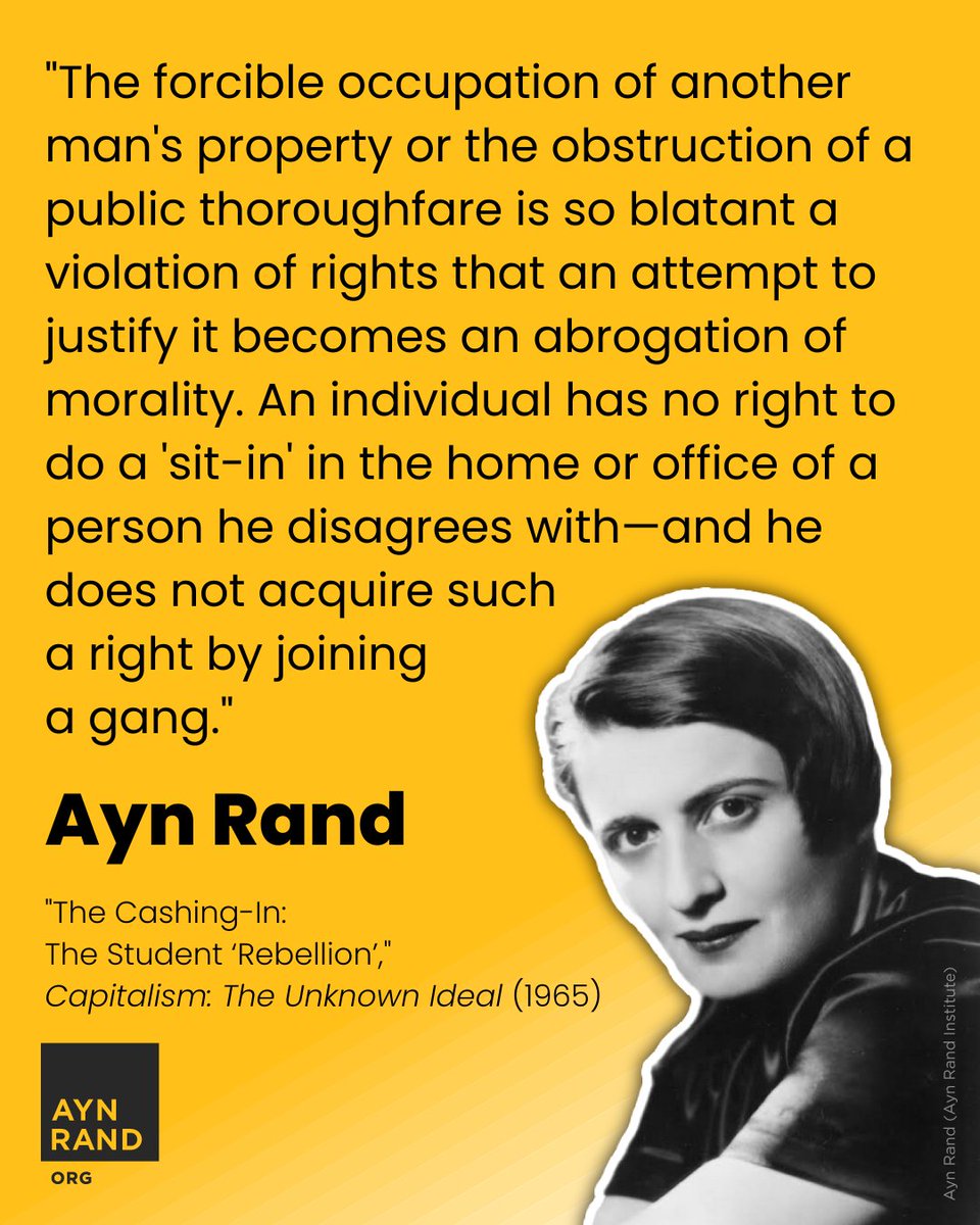 It's still true. Discover Ayn Rand: hubs.la/Q02vb9Xf0 #columbiauniversity #hamasprotesters #israelhamaswar