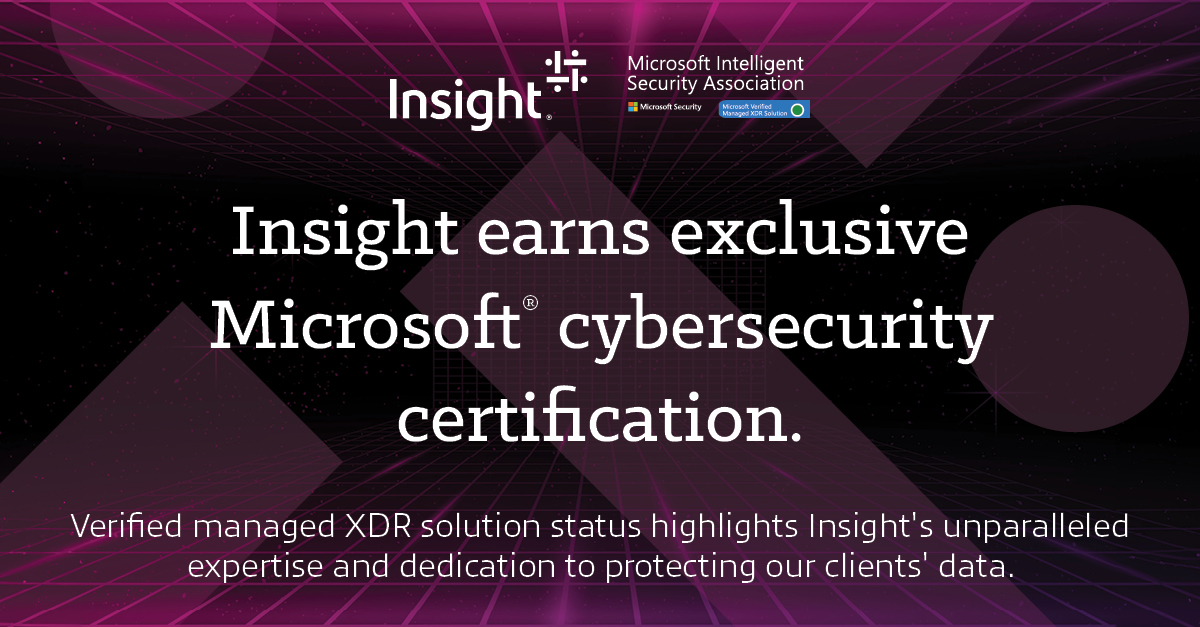 Scott_LMitchell's tweet image. Insight&apos;s newest cybersecurity service has been awarded Microsoft Verified Managed XDR Solution Status, showcasing our commitment to providing top-notch security solutions to our clients. 

Learn more: ms.spr.ly/6018YKuPI

 #InsightSecurity #MicrosoftVerified #ManagedXDR