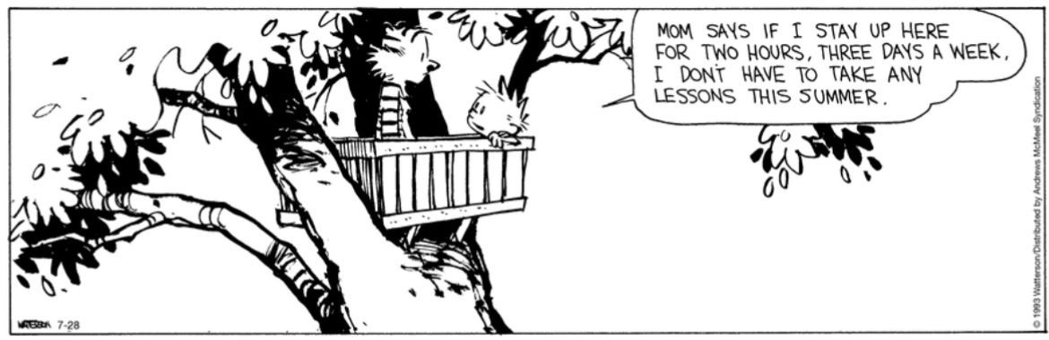 Free babysitter LOL #CalvinandHobbes