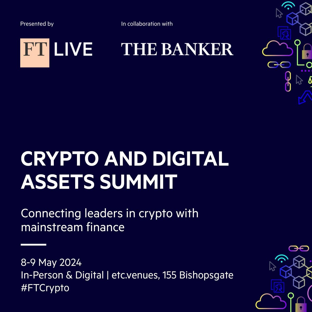 Our partnership with @FTLive provides all our community members with a 20% discount on tickets to the Crypto & Digital Assets Summit (8-9 May). Use code FTDPF to secure your discount 👉 buff.ly/3uvox8D ... #FTCrypto #DigitalAssets #Crypto #Blockchain #Fintech