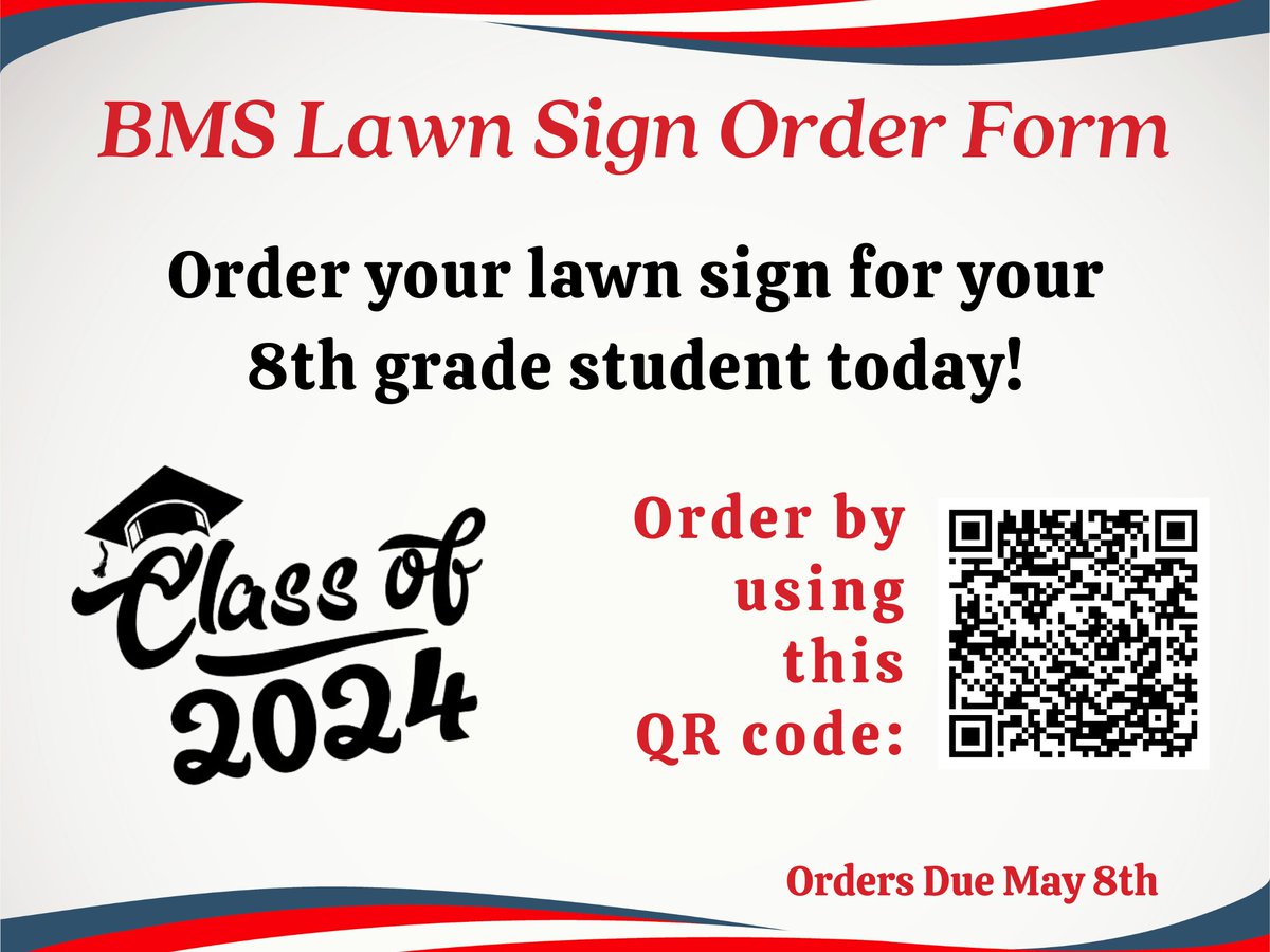 BMS Lawn Signs, available now!
forms.gle/wNhqiaABtCkbHP…