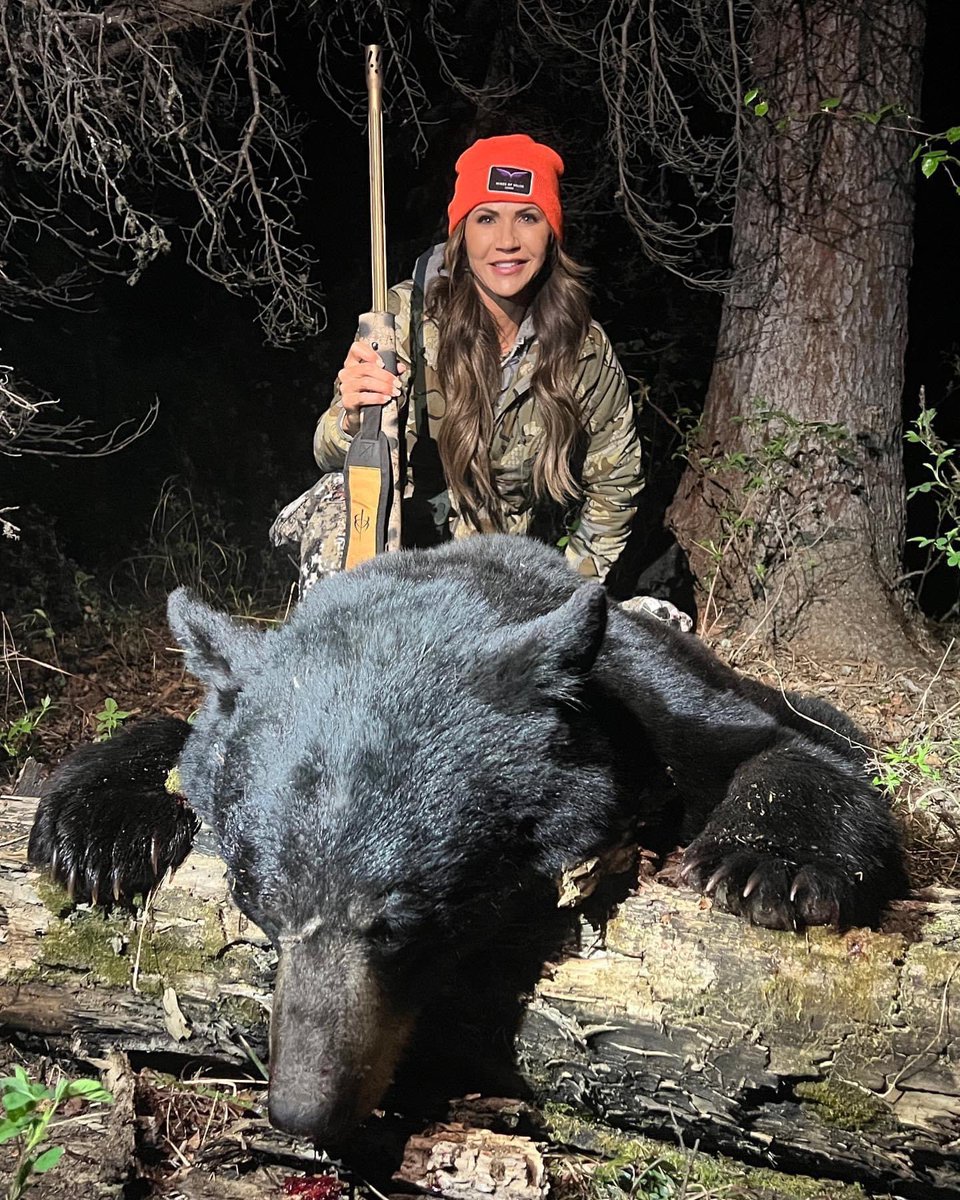 She kills things she hates and deems “worthless.” Some Native communities saw bears as our coequals. My heart breaks for this innocent bear and the poor little 14 month old puppy this sick, twisted woman murdered in cold blood.