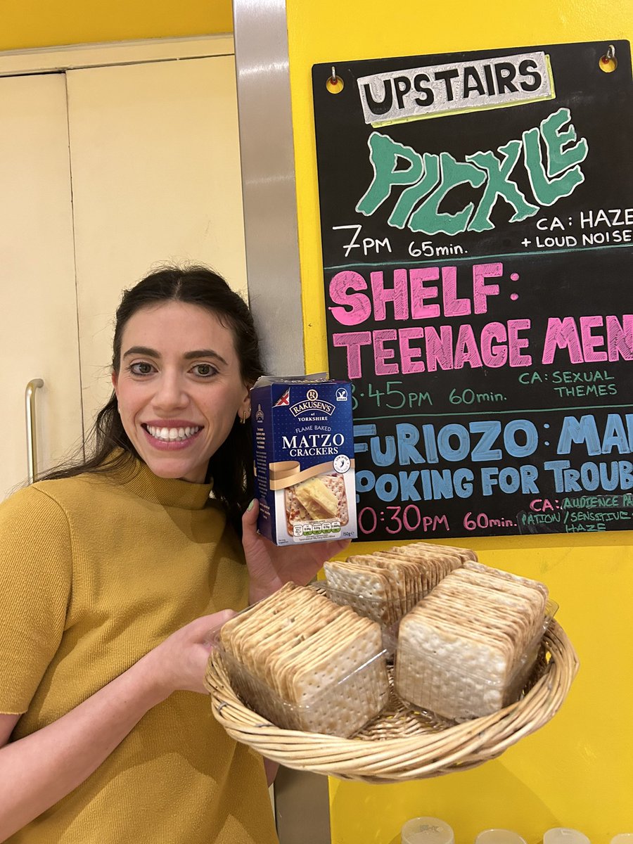 Tonight’s offering… <a href="/sohotheatre/">Soho Theatre</a> 🫓