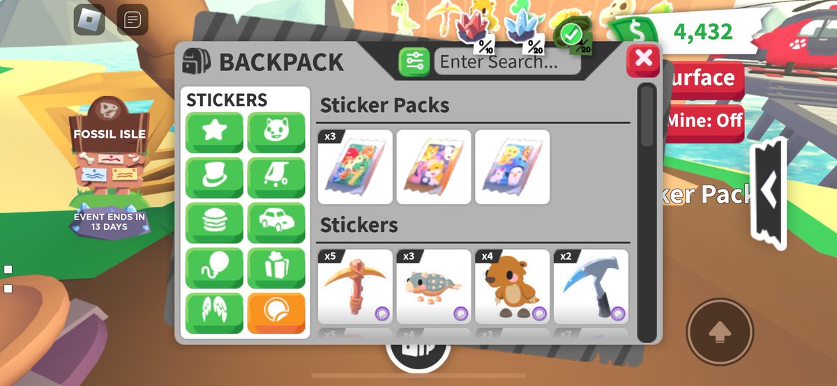 trading new pets, fossils, sticker packs, and stickers in #adoptme !!
stickers in 🧵
lf: amp, robux!

🏷️ #adoptmetrade #amp #adoptmetrades #adoptmetrading #adoptmeoffer #adoptmeoffers #adoptmegiveaway #adoptmegw #adoptmegiveaways #roblox #robloxadoptme #robloxtrade #robux