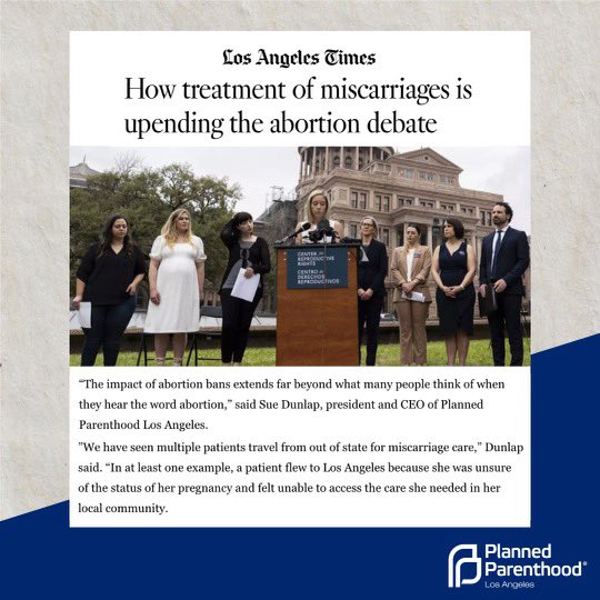 Read the latest by @LATSeema where we talk about how treatment of miscarriages is upending the abortion debate⤵️ latimes.com/politics/story…