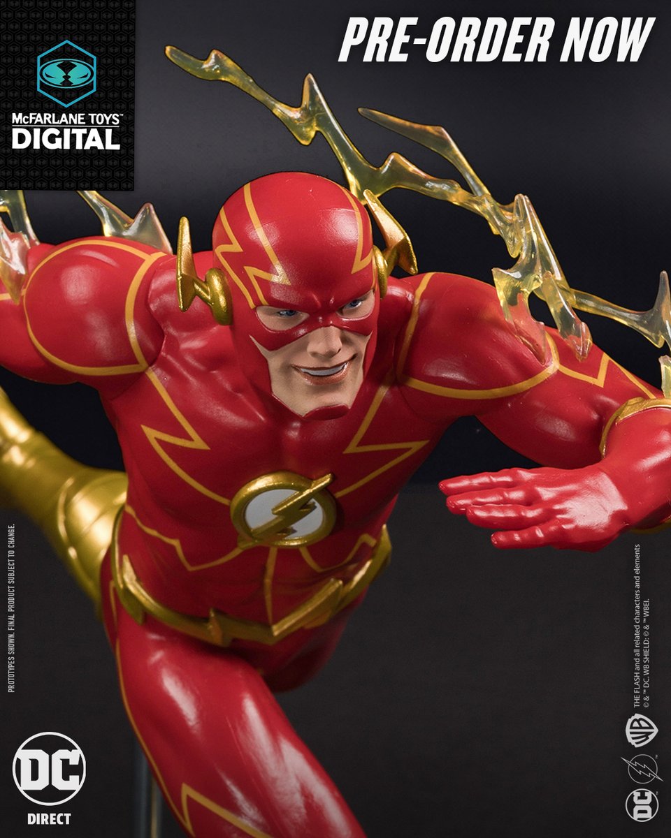 The Flash™ 1:6th scale statue based on the artwork by Jim Lee is available for pre-order NOW at select retailers! ➡️ bit.ly/FlashJimLeeMTD… Includes a #McFarlaneToysDigital Collectible, base & collectible art card. #McFarlaneToysWeek #McFarlaneToys #DCDirect #TheFlash #JimLee