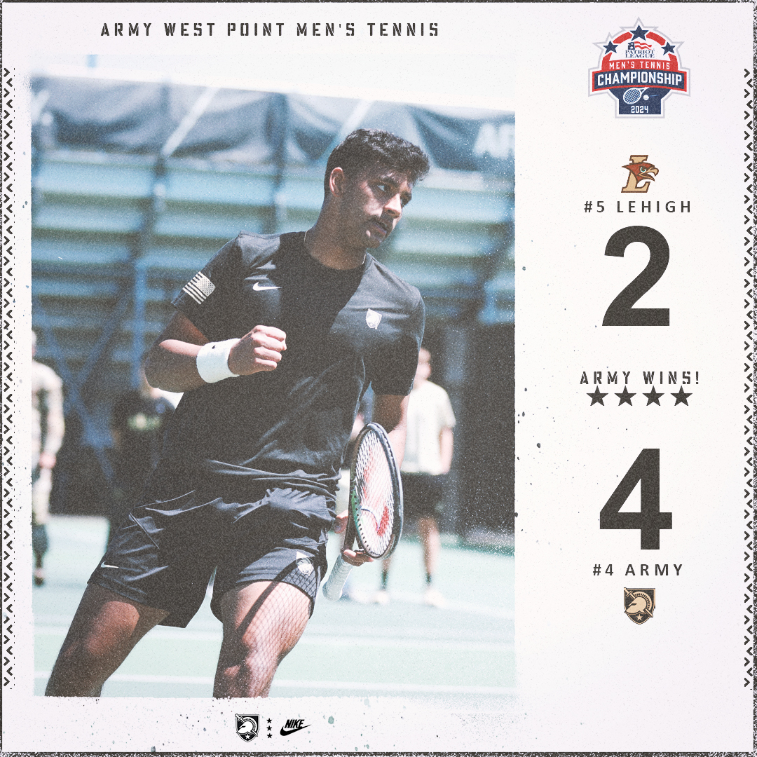 MOVING ON ✅ Bodavula clinched on court four with Sebastian and Ton claiming wins on five and six. We'll take on top-seeded Boston University in a semifinal matchup tomorrow at 10 AM! #GoArmy