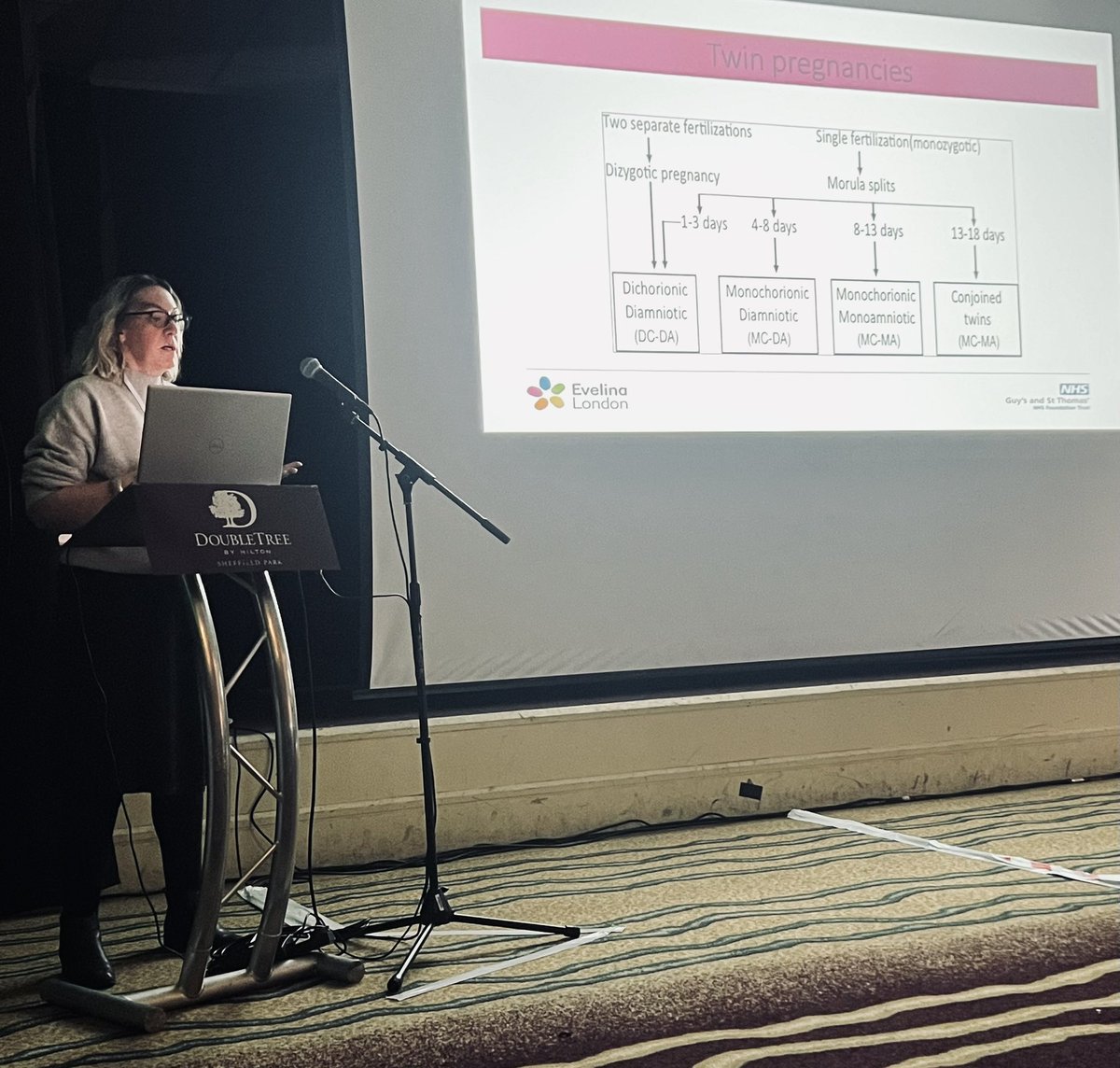 Twinning in early pregnancy…not as straightforward as you think! Alison Smith discusses chorionicity, zygosity and the early pregnancy ultrasound features that can help us determine what’s what! 👯 @BMUS_Ultrasound #BMUSgynae2024