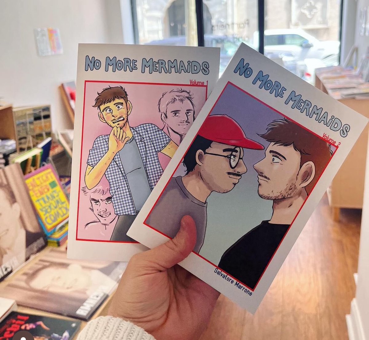 No More Mermaids is officially back in print! These new, smaller, priced down editions are available through partnersandson.com ♥️