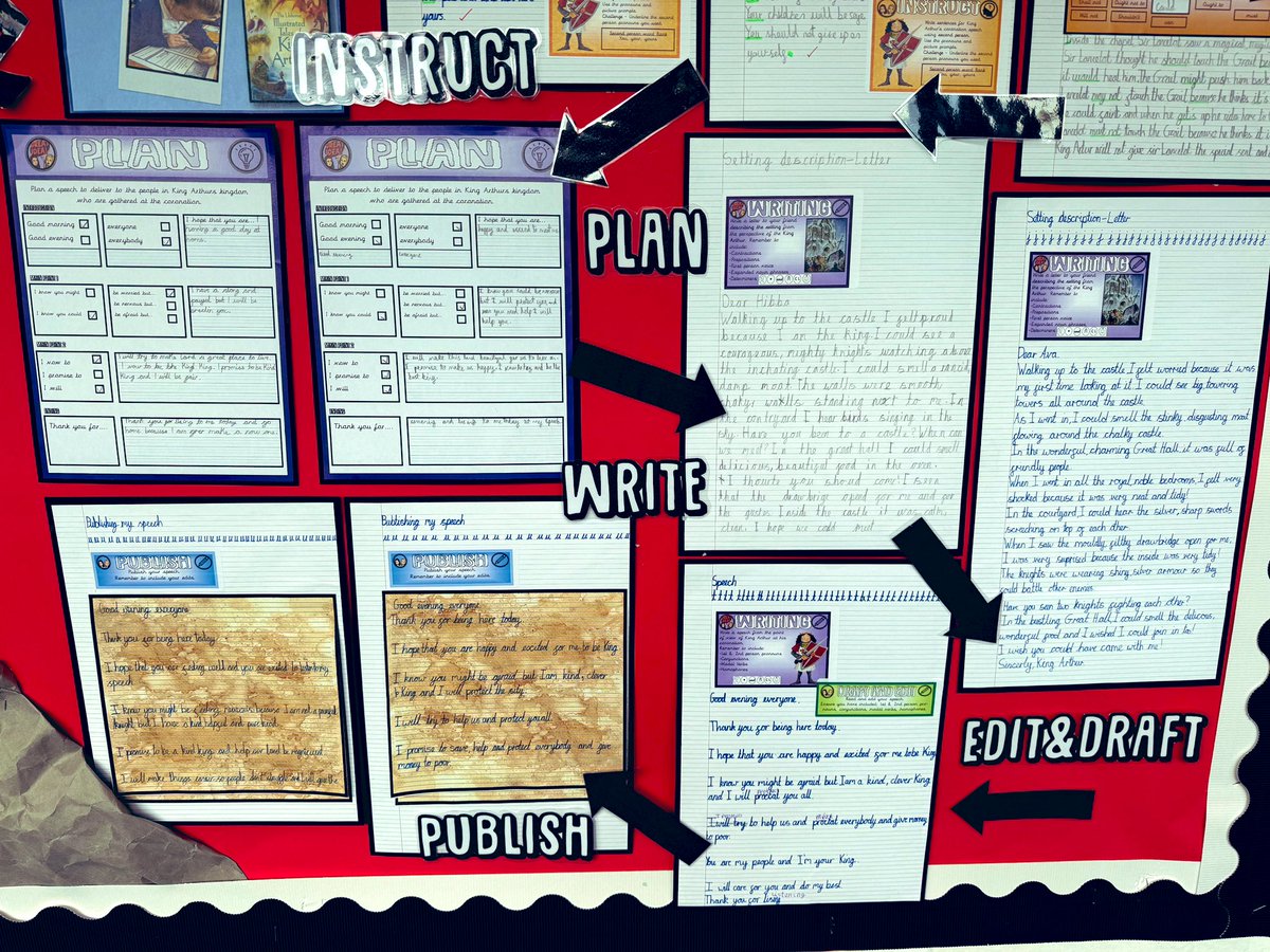 Our corridor displays have been updated throughout school to showcase some of the remarkable learning that takes place across our curriculum 🩵🙌🏻💙 Here’s a display from #Y2 showing their writing process ✍️ @lea_forest_aet @LFP_MissEvans @_bally_s @MrsMurphy7522 @McAuliffeSteph