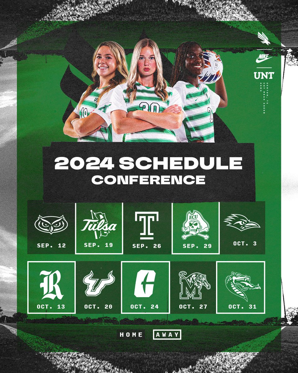 Our 2024 Schedule Is Here! ✅ Coach Hedlund's 30th season ✅ John is only 7 wins shy of 400 ✅ Home matches against Oklahoma & Alabama 📆 northtex.as/3NvWN6Y 📝 northtex.as/3Uzzv6V 🎟️ northtex.as/3Uy7n4m #GMG