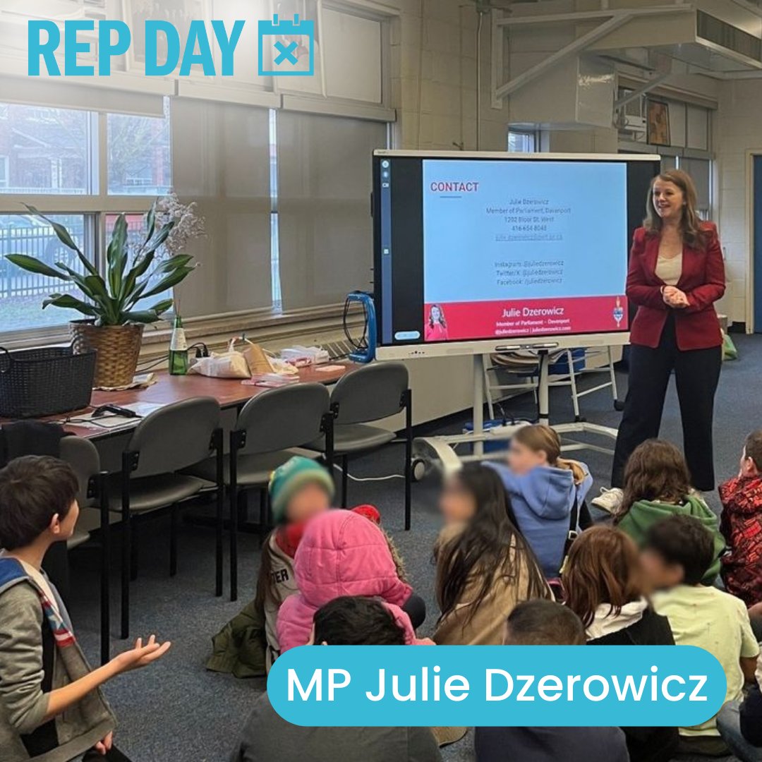 Over the last weeks, more wonderful #RepDay visits have been taking place between MPs & their young constituents. Thank you to all the educators who take time to organize visits around breaks! Interested in a Rep Day visit? Register your school at studentvote.ca/rep-day